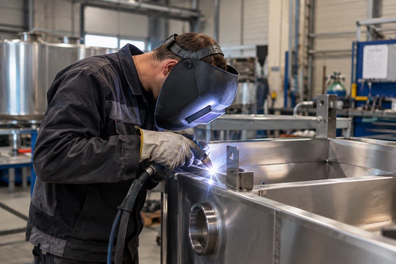 Muncitori industriali (Sudor Inox, Frigorist, Electrician Industrial, Operator Curățare Cuve)