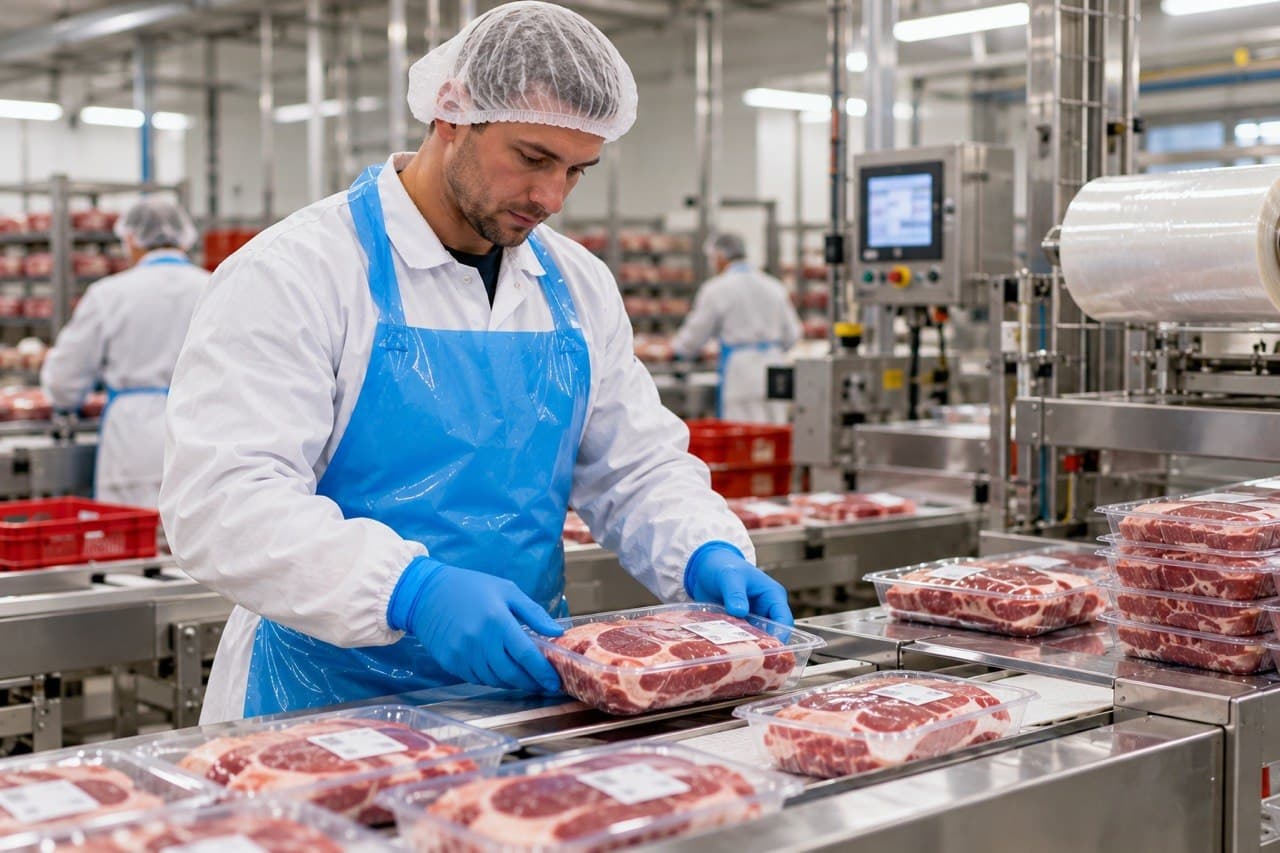 Ambalator produse din carne